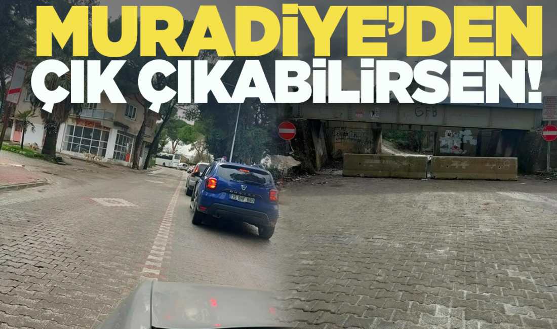 Muradiye’nin trafik çilesi vatandaşı canından bezdirdi!