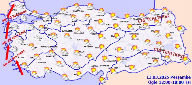 Ülke Genelinde Sıcaklık Artışı ve Uyarılar