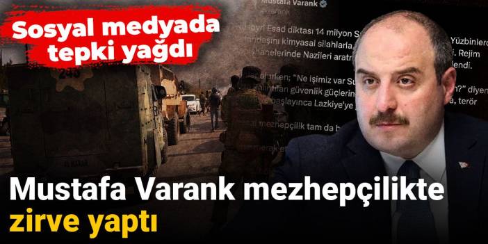 Varank’ın Mezhepçi Açıklamalarına Sert Yanıt!