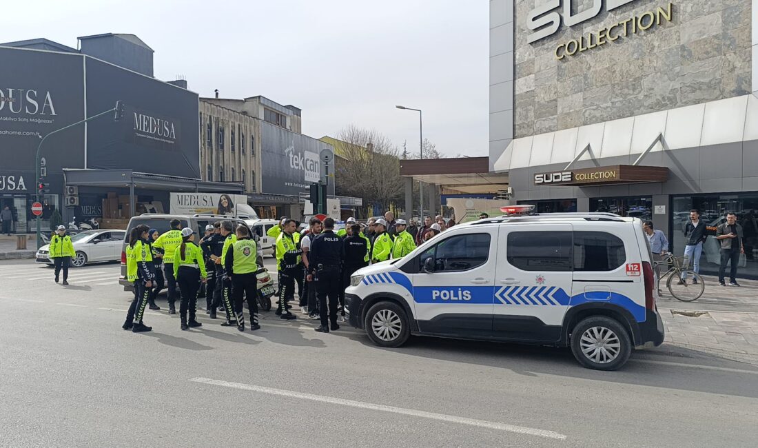 İnegöl’de Kask Takmayan Sürücüye Trafik Ceza!